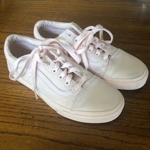 Vans monochrome blush pink